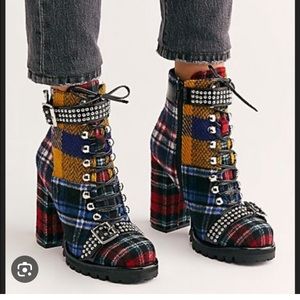 Jeffrey Campbell Plaid Boots